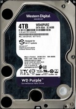 Western Digital WD Purple 4 TB 3.5" SATA Internal HDD 5400RPM 64MB WD40PURX