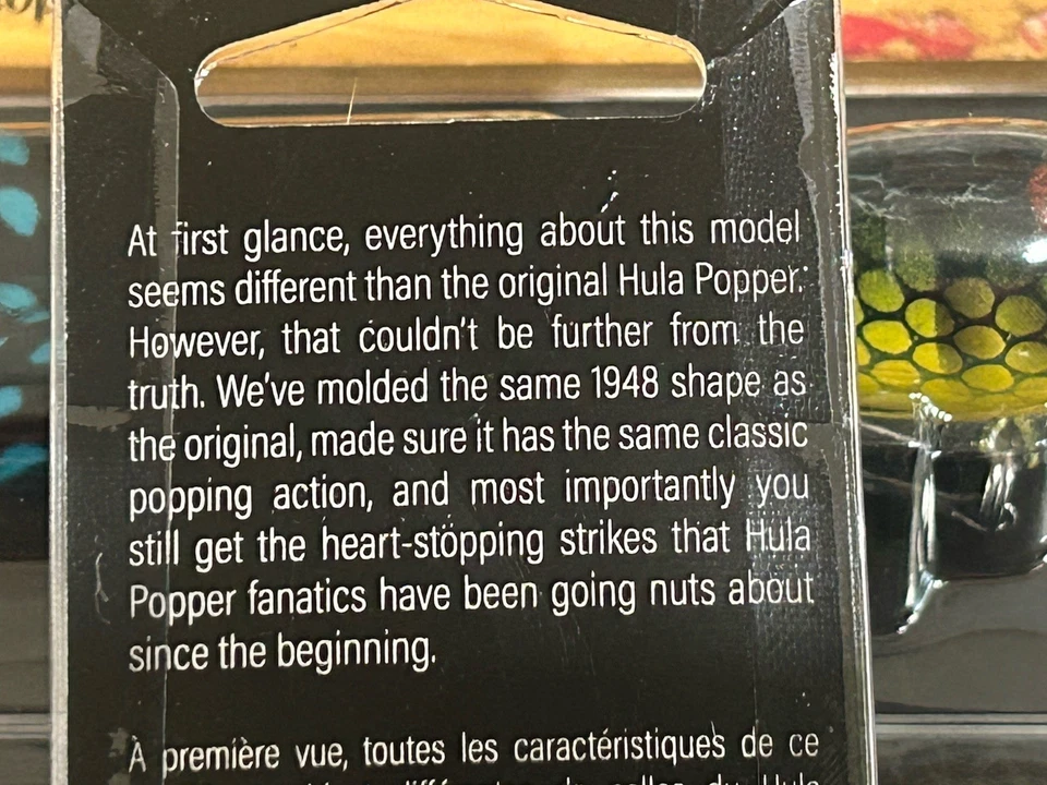 LOTE DE 3 señuelos Arbogast Hula Popper 2.0 Blue Kill Topwater 2 pulgadas 3/8 OZ NIPS Foto 4 de 4