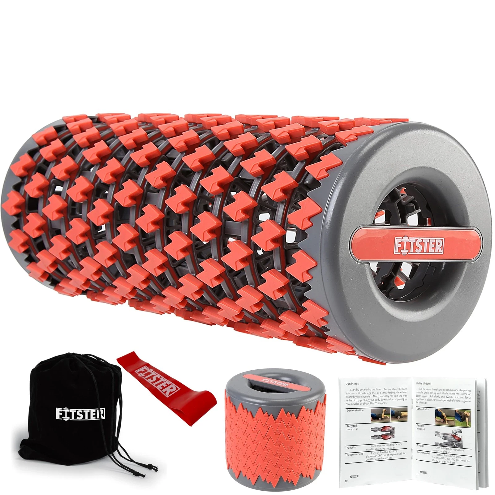 Collapsible Foam Roller for Exercise and Recovery 13 Inches, Easily Portable ...