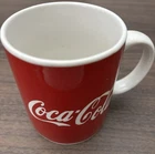 Vintage COCA COLA 1996 Red  White "Coca Cola" Coffee Mug Gibson Brand