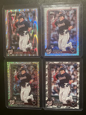 4x DYLAN CREWS 2025 Topps & Chrome Refractor RC Lot RAY WAVE SPRING SAND GLITTER