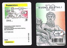 Italia 2025 - Buoni Postali - tessera filatelica
