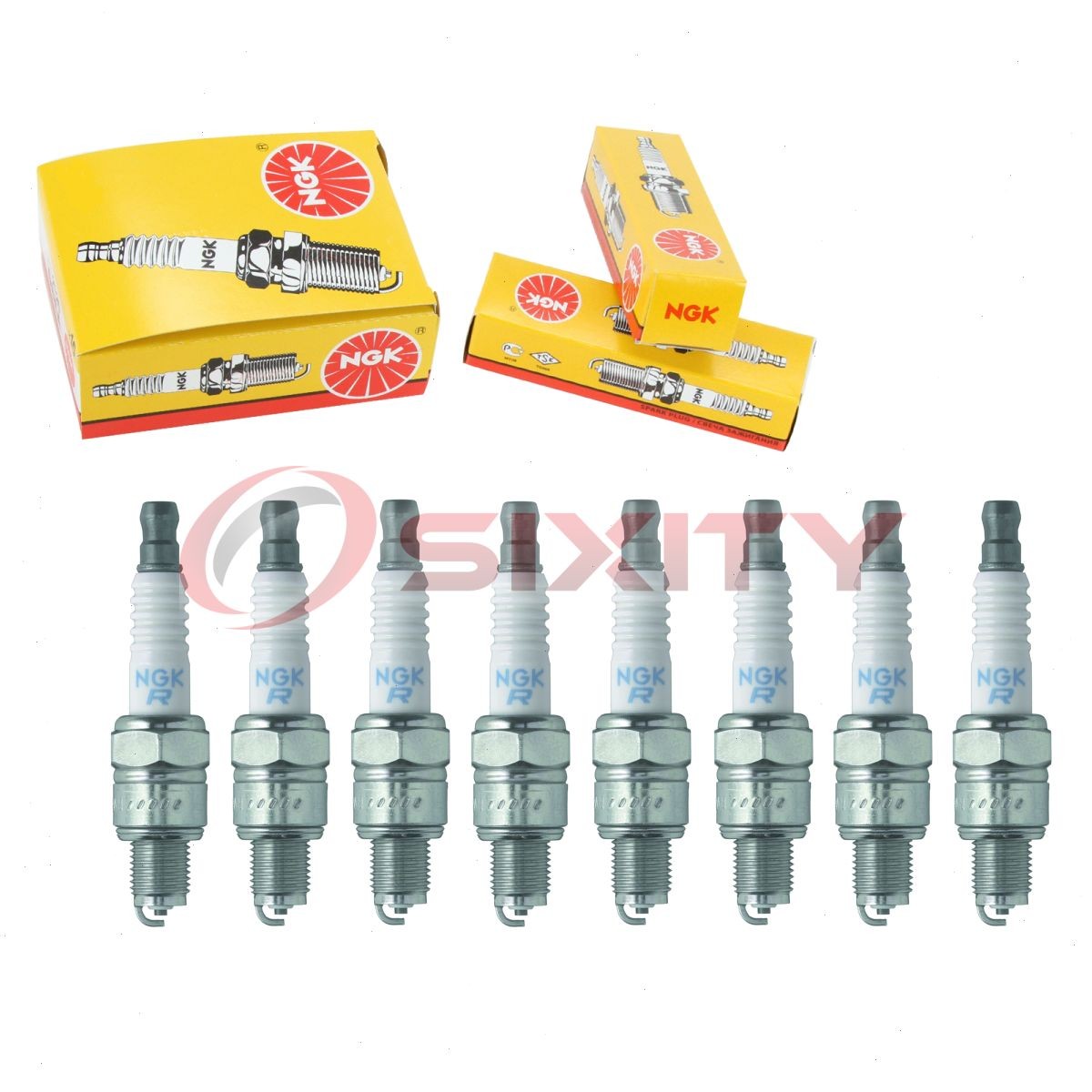 8 pc NGK 6500 CR6HSB Standard Spark Plugs for Z9YC 94709-00372 94702-00372 mj