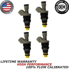 4x OEM NEW Bosch FUEL INJECTORS Fits 94-96 Mercedes-Benz C220 2.2L L4 0280155209