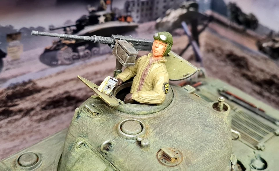 U.S Sherman M4 A3 (75) VVSS FOV 1/32 Forces Of Valor Diecast Scale Model Tank - Image 3 of 4