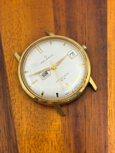 Montre Vintage HELBROS Invincible 21 Rubis Pour Homme - Mécanique, Occasion Originale