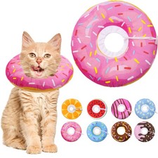 Cat Cone Collar Soft, Adjustable Cat Recovery Collars Spay Cones to Stop Lick...