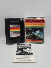Demon Attack W/ Box + Manual ATARI 2600 1982 Imagic Game Cartridge