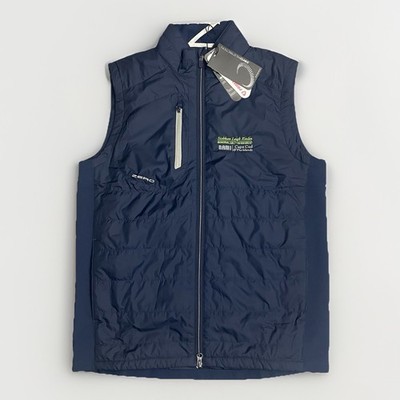 NWT Zero Restriction Men's Hybrid Vest Medium Navy W1008 Primaloft Lightweight