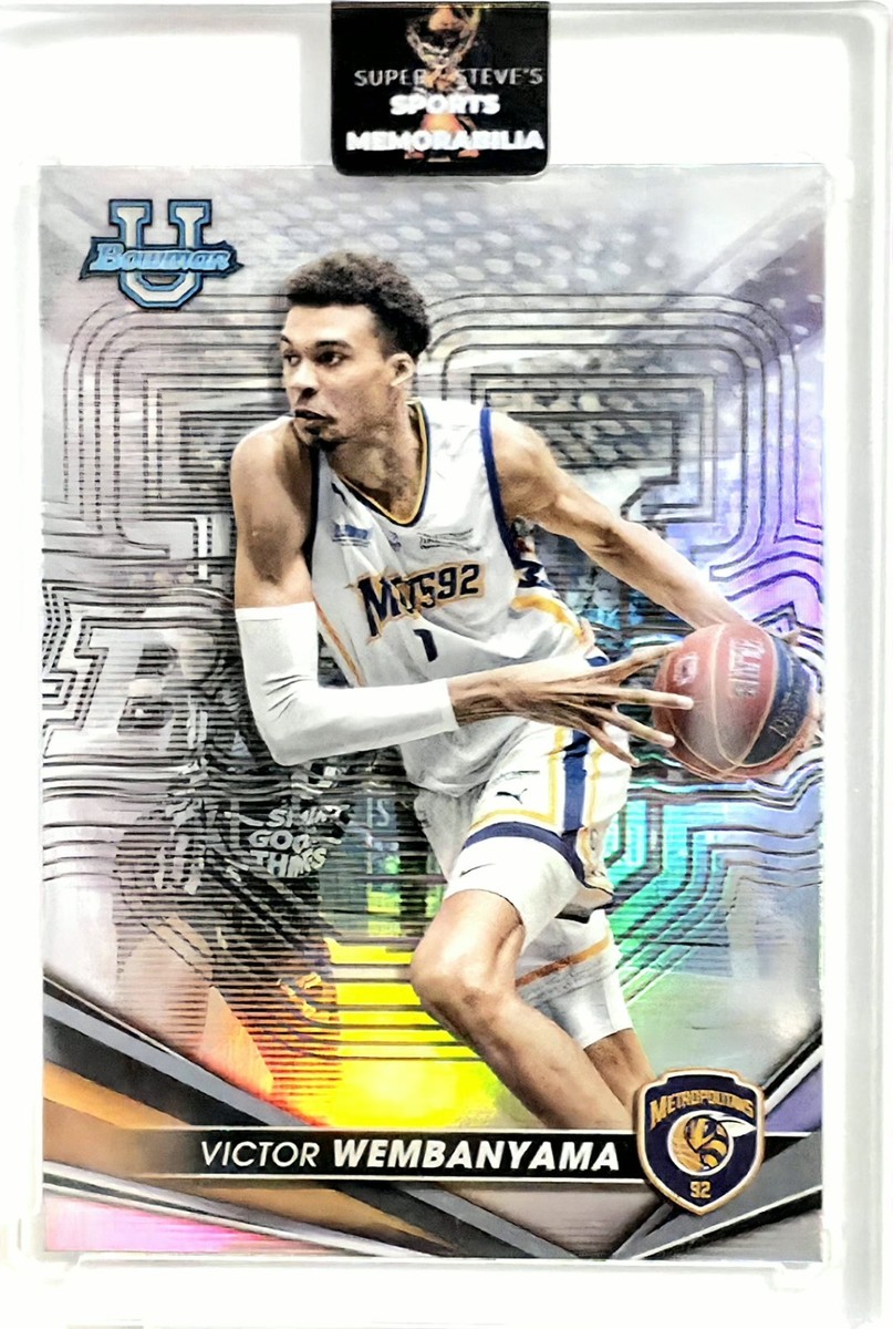 VICTOR WEMBANYAMA RC ウェンバンヤマ REFRACTOR 🔥 Victor Wembanyama (RC) 2022-23 Bowman U Best #51 Refractor WOW