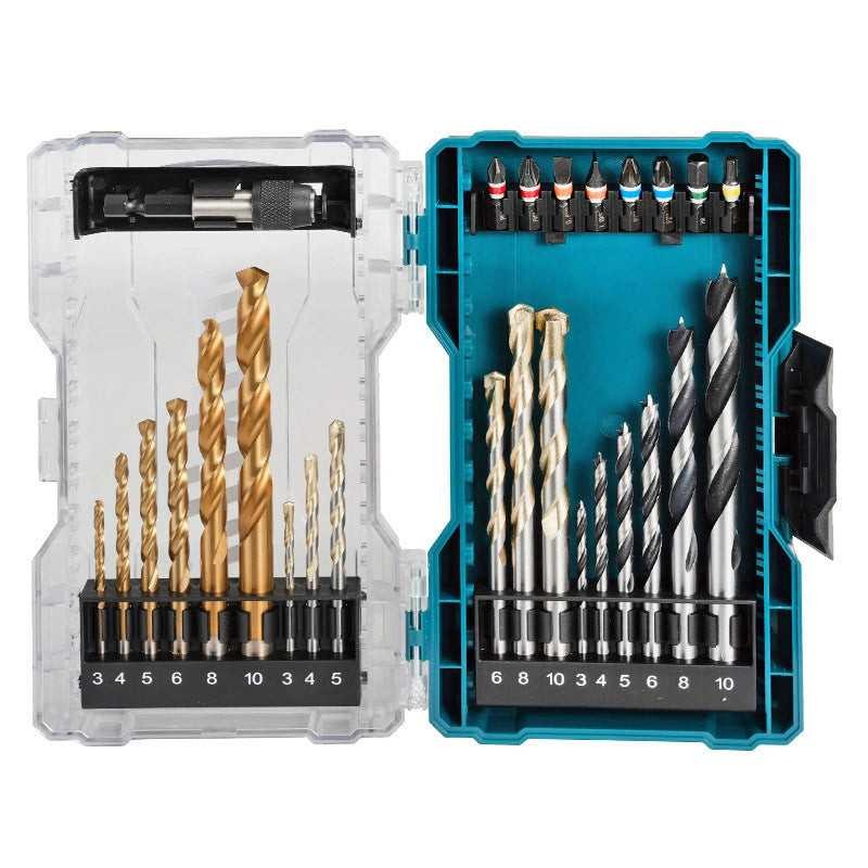 Makita E-07032 Coffret d'embouts et forets 27 pièces pour perceuse