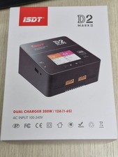 Chargeur Double ISDT D2 Mark 2 Dual 200W 12A AC / D2MK2 #I