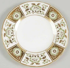 Royal Crown Derby Derby Panel Green Bread & Butter Plate 543274