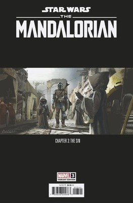 STAR WARS MANDALORIAN #3 VARIANT CONCEPT ART VARIANT MARVEL COMICS