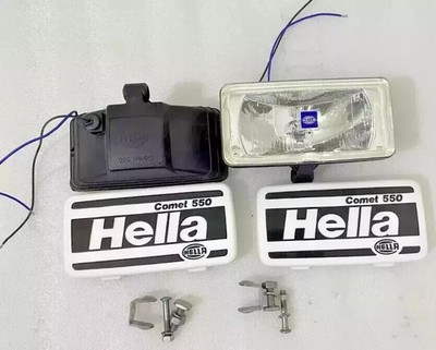 Hella Comet 550 Spot Driving Light With Cover & H3 Bulb 55w 12v Universal |Fit