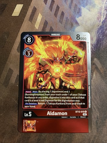 Aldamon #DM-174 Digimon CCG card