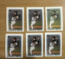 1986 Topps League Leader Minis Lot Baseball Card Boston Red Sox Dennis Boyd # 4