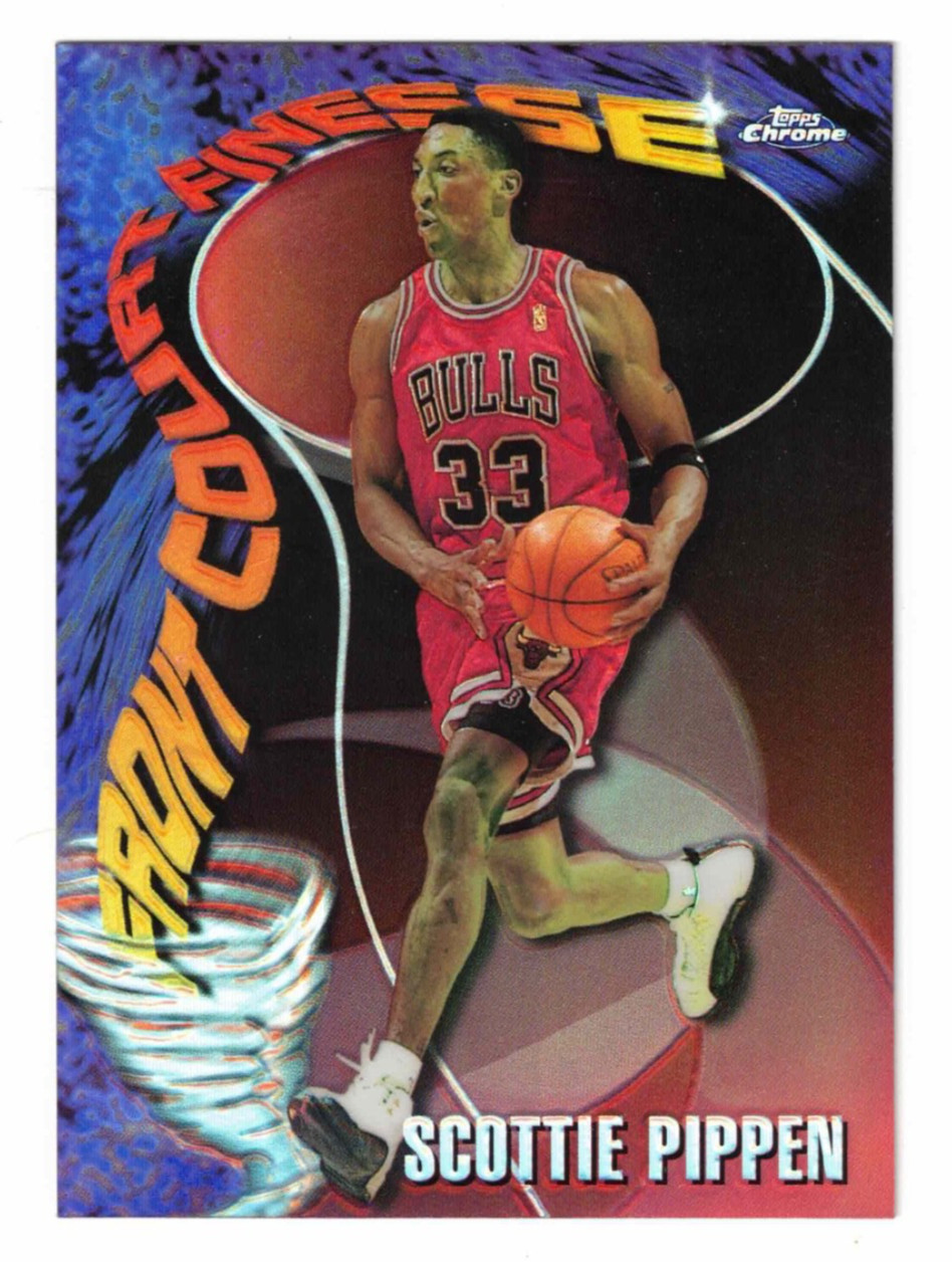 1997-98 Topps Chrome Season’s Best #12 Scottie Pippen REFRACTOR - Front Court!