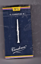 Vandoren Traditional Bb Clarinet Reeds Strength 3.5 Box of 10