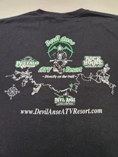Devil Anse Hatfield & McCoys ATV Resort gem Mine Black Jerzees T-Shirt XL