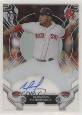 2019 Topps High Tek High Tek Auto Darwinzon Hernandez #HTA-DH Auto 9cf