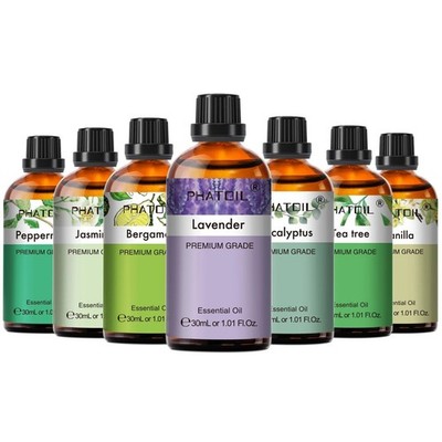 Essential Oils - 30 mL (1 oz) - 100% Pure Therapeutic Grade Oil - 60+ Options!