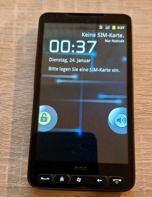 HTC  HD HD2 - 1GB - Schwarz Smartphone Android Topp!