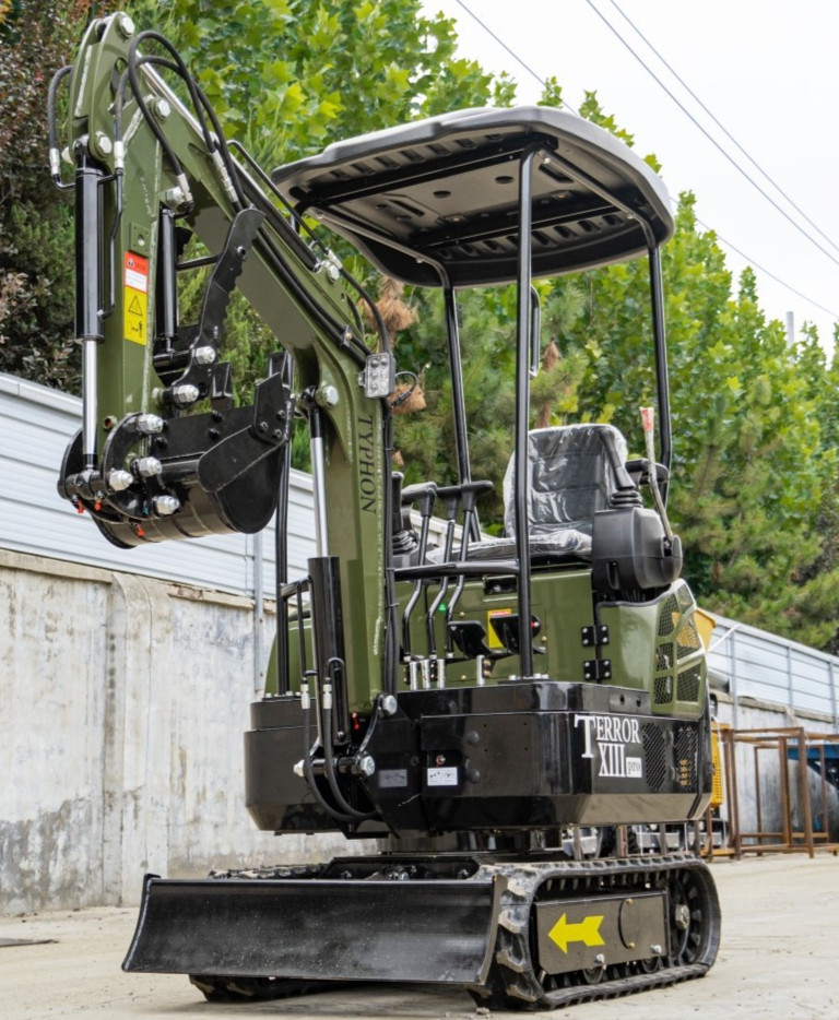 FREE SHIP Mini Excavator 1.3 Ton 22.1hp Mini Digger Crawler Gas HONDA EPA Engine