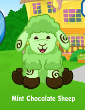 Webkinz Classic Mint Chocolate Sheep Virtual PET Adoption Code Only Messaged