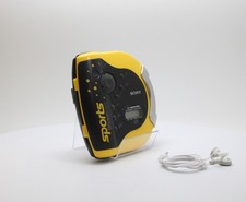 Sony Sports DiscMan - Portable CD Player - Yellow D-ES51 