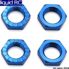 Associated 81082 Wheel Nuts 17mm Blue (4)