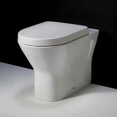 RAK CERAMICS RAK Resort Toilet Pan Back To Wall Standard Height Rimless White WC Bathroom