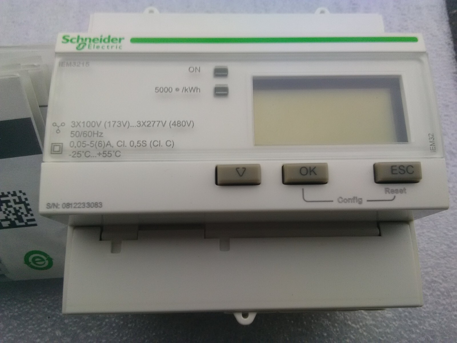 Compteur triphasé Acti9 iEM3215 Schneider Electric avec multi-tarif MID