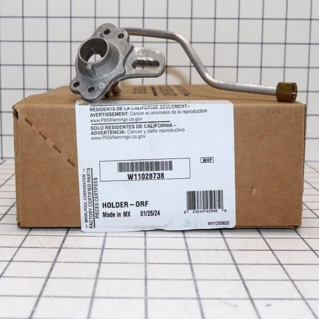W11028738 Original New Genuine OEM Whirlpool Appliance Orifice Holder W10514425