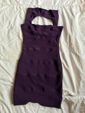 Boohoo Purple Bodycon Dress Size 8