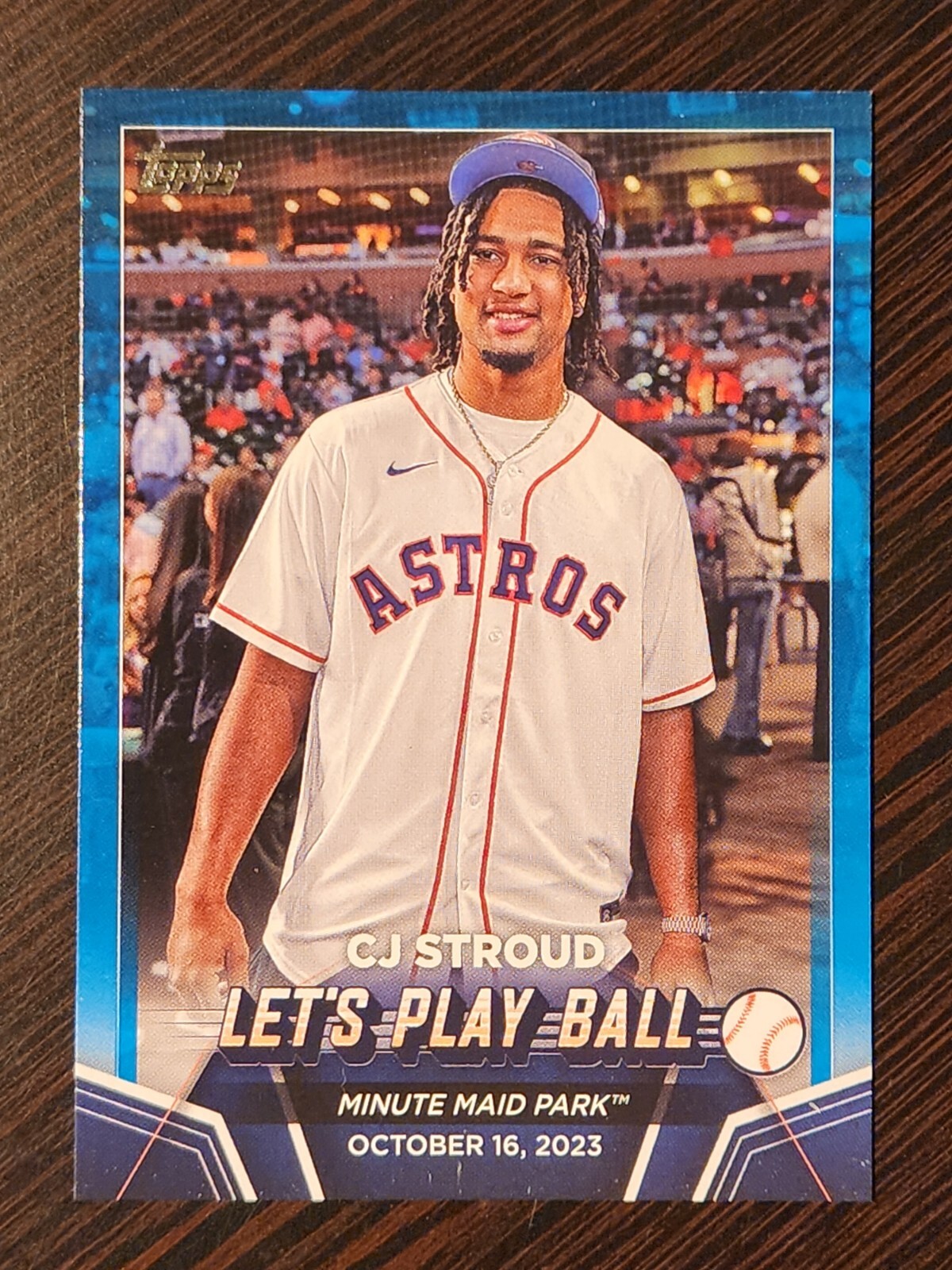 2024 Topps Series 2 CJ Stroud Let’s Play Ball - Blue Border -PB1-SSP 🔥🔥🔥
