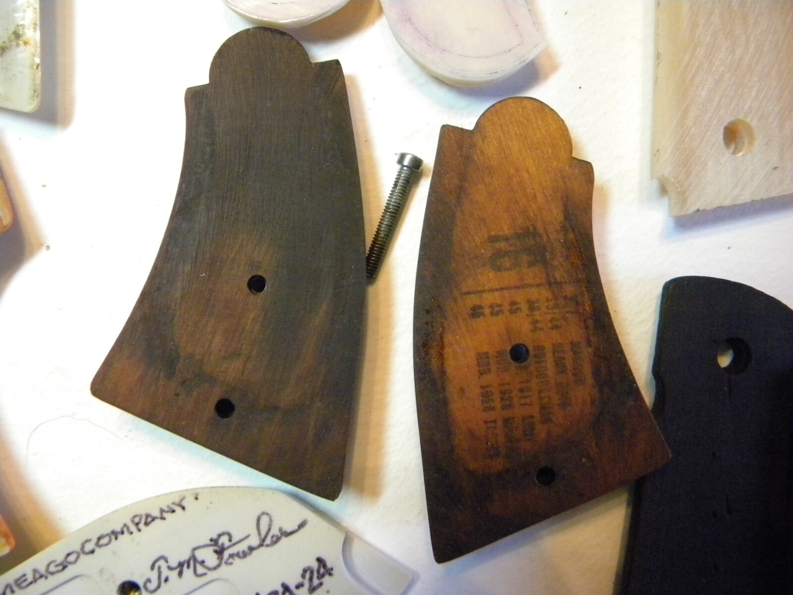 " GUN GRIP LOT", W/MOP S&W, and HAND CARVED SKULLS, (7) SETS eBay