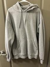 Shaka Wear Gray Grey Large L Hoodie Crewneck Sweatshirt Men  s