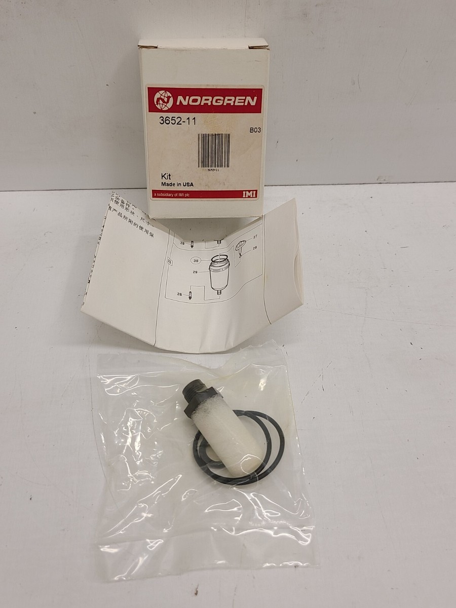 NEW OLD STOCK! NORGREN FILTER KIT 3652-11 | eBay