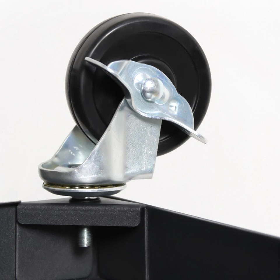 TankStorm Stainless Steel Tattoo Barber Workstation Cart Trolley Salon