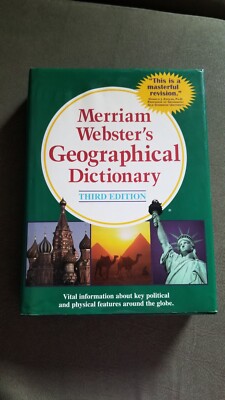 Merriam Webster's Geographical Dictionary Third Edition 