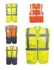 Profi Warnweste Weste Warnschutzweste Sicherheitsweste Leuchtweste Größe XS -7XL