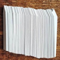 200 Steckschilder Kunststoff Wetterfest 25 X 200 Mm Beetstecker Schilder Weiß