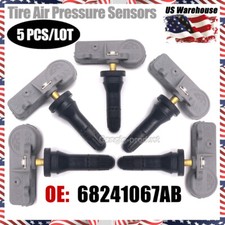 5pcs 68241067a Tpms Tire Pressure Sensors 433mhz For Chrysler Jeep Dodge
