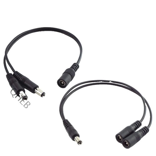 10 Coppie Connettori Alimentazione Maschio/Femmina 12V 5.5MM Jack Per - Foto 7