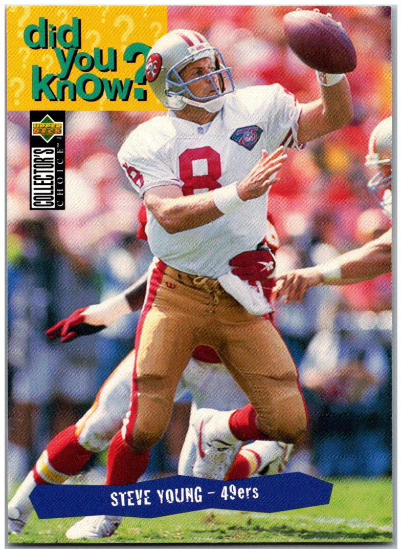1995 Collector's Choice #43 Steve Young - HOF FREE SHIPPING!