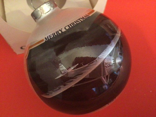 PHOTOAIR EARLY FLIGHT GLASS ORNAMENT AIRPLANE KITTY HAWK SPIRIT OF ST LOUIS 1981 - Picture 14 of 15