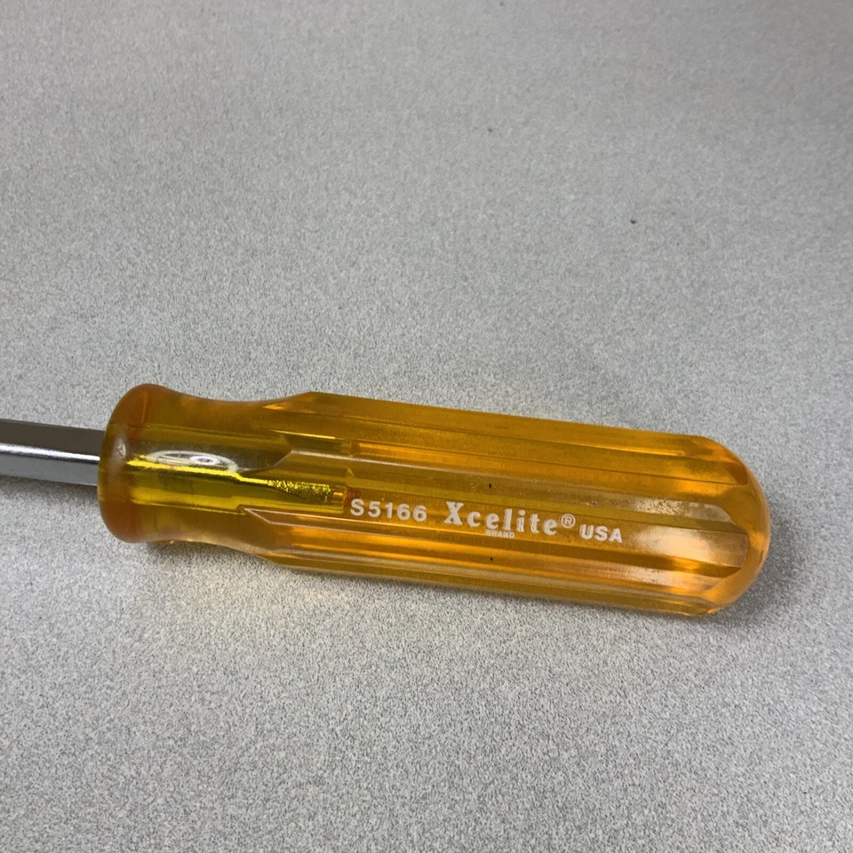 Xcelite S5166  REGULAR - SQUARE SHAFT STANDARD SLOTTED SCREWDRIVER 5/16" USA - Image 2 of 4