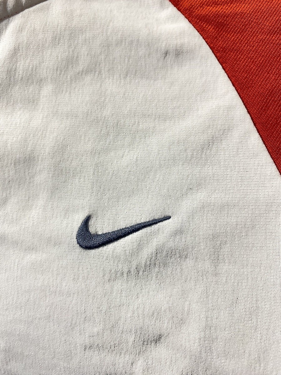 Nike The Athletic Dept Gym Track Womens Off White Orange Zip