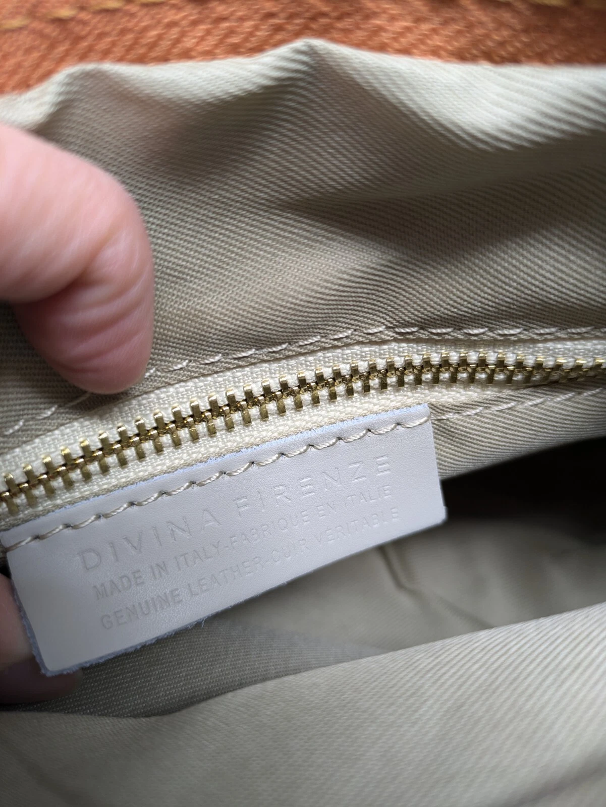 WANDLER Borsa a tracolla convertibile Divina Firenze Lilla miele ambra pelle ciottolata nuova con etichetta